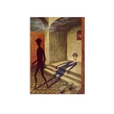 Imagem de Zeichn8u Remedios Varo Decoração de parede fenômeno impressões em tela pintura surrealismo arte de parede decoração de casa Remedios Varo pôster presente para quarto sala de estar 100 x 70 cm (39 x 28
