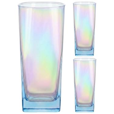 Imagem de Jogo 3 Copos de Vidro 315ml Redondo Água e Suco Cor: Furta Cor