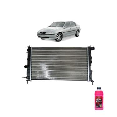 Imagem de Kit Radiador GM Vectra GLS 2.2 2.0 97> + Aditivo Radnaq T5 Vermelho