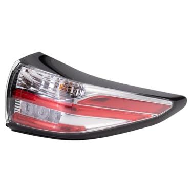 Imagem de TRQ Conjunto de luz traseira traseira externa direita compatível com Nissan Murano 2015-2018