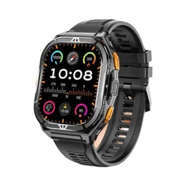 Imagem de Relógio Inteligente Militar Masculino 10ATM À Prova D'Água Com GPS TAN