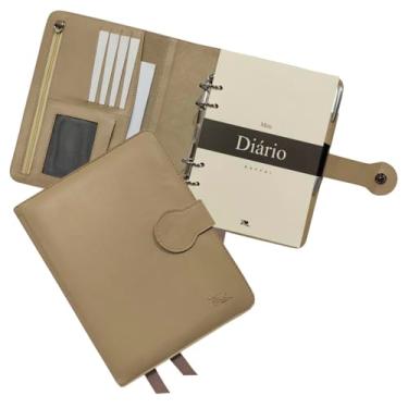 Imagem de Agenda Meu Diário Couro 159-R Raffai Couros (Nude)