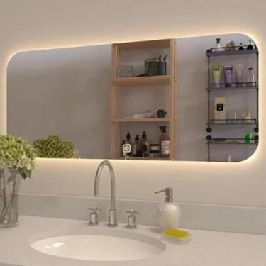 Imagem de Espelho Flutuante com LED e Touch Screen - Modelo Premium - EspelhosPR