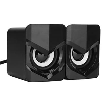 Imagem de KIMISS Alto-falante de Mesa Com Fio USB - Mini Alto-falantes Multimídia para PC, Laptop, Celular e Monitor - Som Nítido, Controle de Volume, Design Compacto (#11)