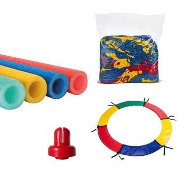 Imagem de Kit de Acessórios sem Molas para Reposição Cama Elástica de 2m ChicoPlay