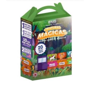 Imagem de Puzzle train criaturas magicas 10617 - Animativa, 3