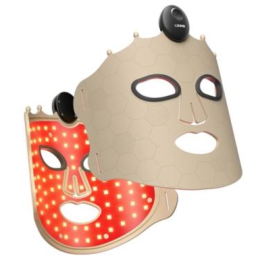 Imagem de Ulike Máscara de LED ReGlow Lite com 3 modos para anti-acne e antienvelhecimento, potentes contas de LED com luz vermelha, azul e mista, ajuste confortável facial 3D, cuidados com a pele terapia de