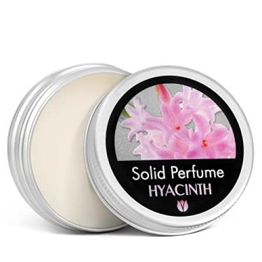 Imagem de FLOWERLAND Perfume sólido – Perfume portátil de bolso perfeito para uso em viagens – Perfume de fragrância natural para homens e mulheres – natural e vegano – jacinto (30 ml)