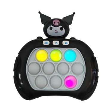 Imagem de Brinquedo Eletrônico Antiestresse Kuromi Quick Push Pop up Fidget Bubb
