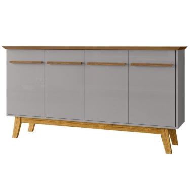 Imagem de Balcao Buffet 4 Portas Opala 160 Cm Bechara Cinamomo Off White