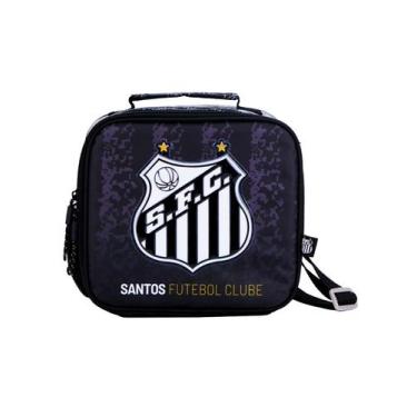 Imagem de Lancheira Escolar Térmica Time Futebol Santos SFC Original - Xeryus