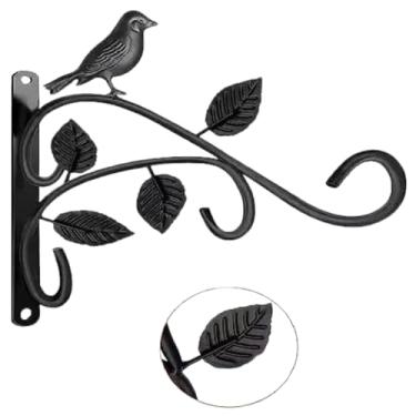 Imagem de Suporte Mão Francesa de Ferro para plantas Gancho Resistente para vaso Parede Decoração metal