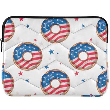 Imagem de Capa para notebook Donuts USA American para MacBook Pro de 13 polegadas, universal, 13 a 14 polegadas, bolsas, capas e capas