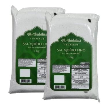 Imagem de Kit 2X: Sal Marinho de Mossoró Sem Iodo Al Andalus 1kg