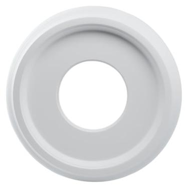 Imagem de HAJXZH 1 peça medalhão de teto branco dividido ventilador decorativo placa de cobertura para lâmpadas e ventiladores de teto