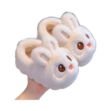 Imagem de Chinelos De Inverno Para Meninas E Meninos, Coelhos Fofos, Quentes, De