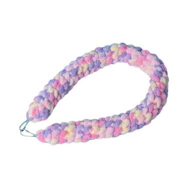 Imagem de Brinquedo De Corda Trançada De 60cm Para Papagaio, Hamster E Porquinho