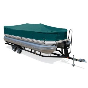 Imagem de Capa de cercadinho de pontão semi-personalizada Trailerite, azul-petróleo (7,5 m - 7,1 m CL x 2,5 m B)