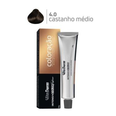 Imagem de Coloração Profissional 4.0 Castanho Médio 60g - Vita Derm