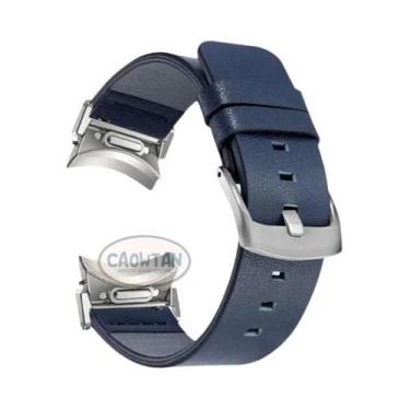 Imagem de Pulseira De Couro De 40 44mm Para Samsung Galaxy Watch 7 6 5 4 Com Fec