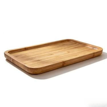 Imagem de Bandeja de servir de madeira | Tábua de charcutaria feita à mão | Mini tábuas de charcutaria ideais para festas e decoração de casa, acessório de balcão de cozinha