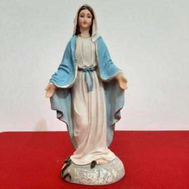 Imagem de Imagem de Nossa Senhora das Graças de Resina Modelo sem Medalha - 18 c