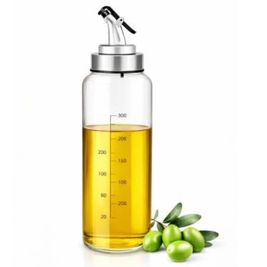 Imagem de Porta Azeite Inox 300ml | Galheteiro com Bico Dosador Antigotejamento