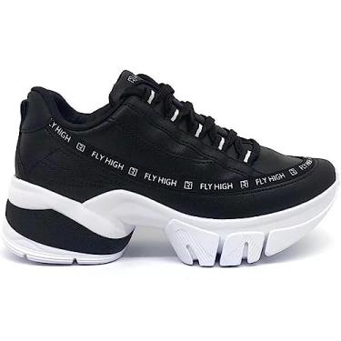 Imagem de Tênis Feminino Chunky Fly High Preto Ramarim 2380104-0002