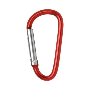 Imagem de Mosquetão De Alumínio Com Anel Em D, Clipe De Gancho De Pressão, 50/10