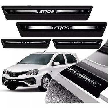 Imagem de Soleira De Porta Etios Preto Platinum 8 Peças