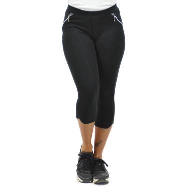 Imagem de Calça capri moderna fenomenal Verde militar P-Unissex