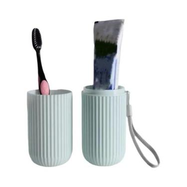 Imagem de Estojo Portátil Para Escova E Pasta De Dente Com Proteção Contra Sujei