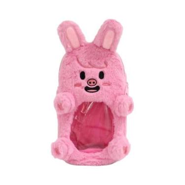 Imagem de Mochila De Pelúcia Kpop SKZOO Com Cordão Para Cabelo, Luminária, Supor