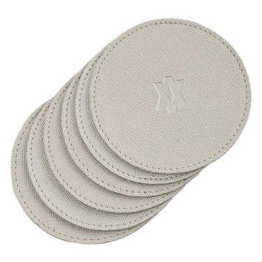 Imagem de Jogo de 6 unidades de Porta Copo Vayly, Pérola