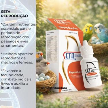 Imagem de Seta Reprodução Suplemento Vitaminico Mineral Aminoacido p/ Passaros, 