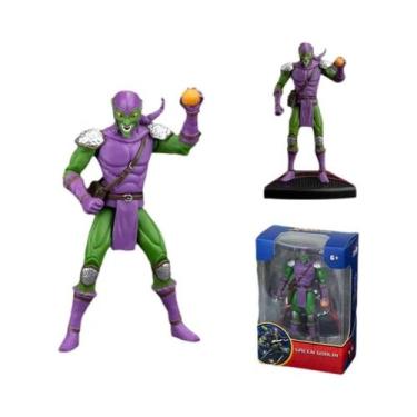 Imagem de Boneco De Ação Homem-Aranha Goblin Verde Elétrico Miles Morales Saga D