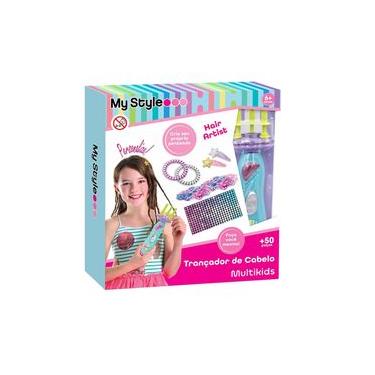 Imagem de Kit Trançador de Cabelo Infantil My Style Multikids - BR2139 BR2139
