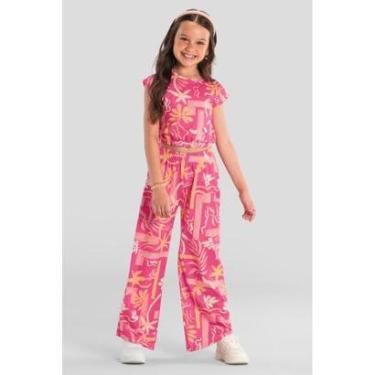 Imagem de Conjunto infantil menina floral Brandili-Feminino