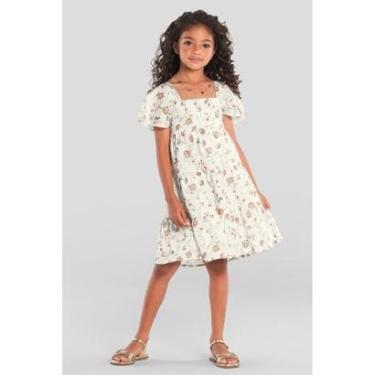 Imagem de Vestido infantil menina de florzinhas Mundi-Feminino