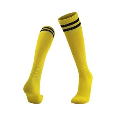 Imagem de Meias Longas Antiderrapantes E Respiráveis Para Futebol E Basquete Par