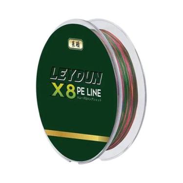 Imagem de Linha De Pesca Trançada PE De 8 Fios 300m Multifilamento Suave Para Pe