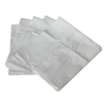 Imagem de Saco de Lixo Plástico Branco 20 Litros para Coleta de Resíduos em Banheiro e Copa 45 X 55 cm Higipack