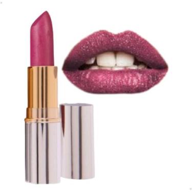 Imagem de Batom Luxo Gold Rosê Gold Matte Cintilante Brilhoso Viva - Odorata