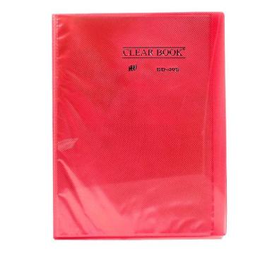 Imagem de Pasta Catálogo Ofício Yes 40 Envelopes BD40S Clear, Vermelho