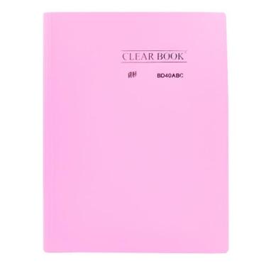 Imagem de Pasta Cátalogo A4 com 40 Sacos Envelopes Yes Tons Pastéis, Lilás