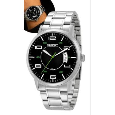Imagem de Relógio Orient Masculino Mbss1381 P2sx Prata Aço Prova Dagua - Congrat