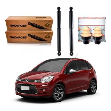 Imagem de Kit Amortecedor Traseiro C3 1.6 2013 A 2019 - Monroe