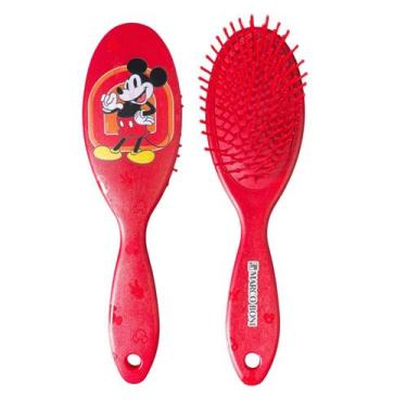 Imagem de Escova de Cabelo Oval - Mundo Disney - Mickey - Marco Boni, Vermelho