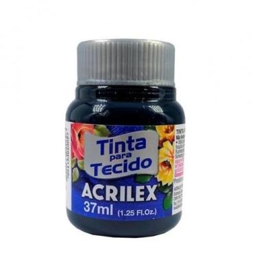 Imagem de Tinta de tecido 37ml Acrilex - Azul Petróleo 596 Tinta de tecido 37ml 