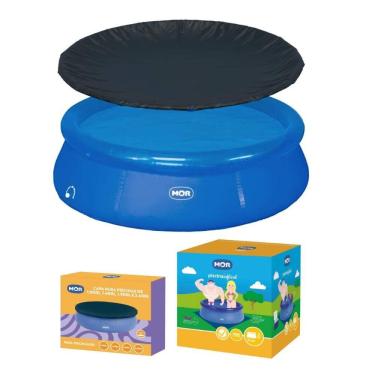 Imagem de Piscina Inflável 1900 Litros Redonda com Capa Mor